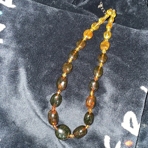 Dark Amber bead necklace by Jay King - Picture 5 of 10